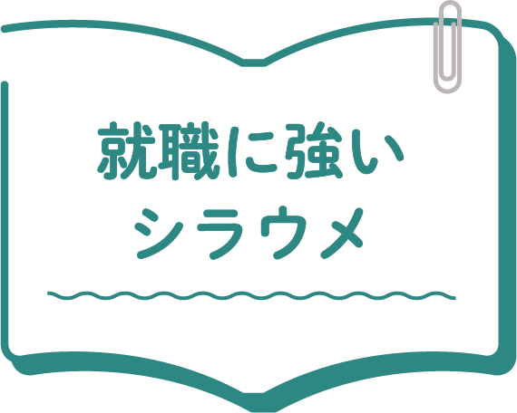 就職に強いシラウメ